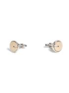 Topman Mens Grey Split Circle Cuff Links*