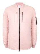 Topman Mens Ltd Pink Lightweight Puffer Bomber Jacket