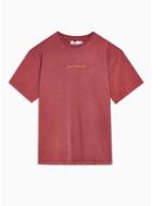 Topman Mens Red Burgundy Oversized La T-shirt