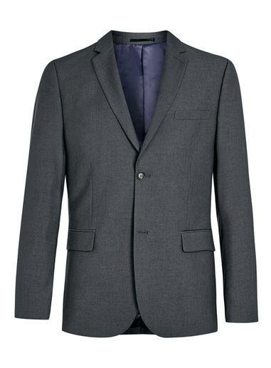 Topman Mens Mid Grey Gray Slim Fit Suit Jacket