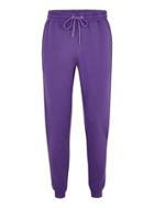 Topman Mens Purple And White Side Taping Joggers
