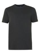 Topman Mens Washed Black Classic Fit Short Sleeve Sweatshirt