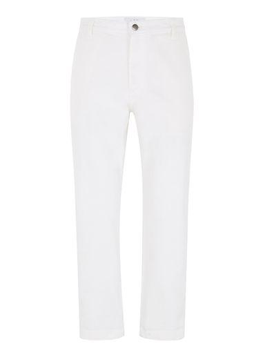 Topman Mens Cream Ltd Ecru Work Trousers