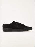 Topman Mens Fred Perry Spencer Black Canvas Sneakers