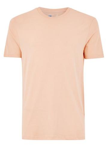 Topman Mens Orange Apricot Slim T-shirt