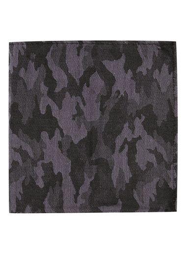 Topman Mens Blue Navy Camo Pocket Square