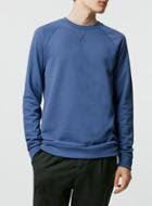 Topman Mens Bijeu Blue Raglan Sweatshirt