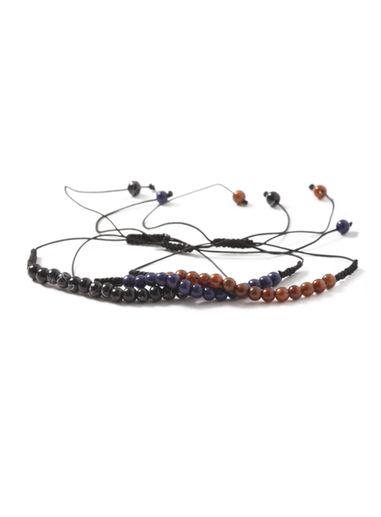 Topman Mens Multi Beaded Adjustable Bracelet*