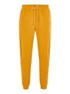 Topman Mens Yellow And Black Side Taping Joggers
