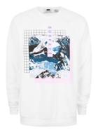 Topman Mens White Icelandic Print Fleece Sweatshirt