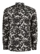 Topman Mens Selected Homme's Black Floral Shirt