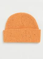 Topman Mens Orange Neppy Mini Fit Beanie Hat