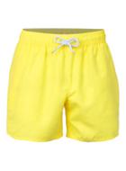 Topman Mens Yellow Swim Shorts
