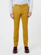 Topman Mens Noose & Monkey Yellow Suit Pants