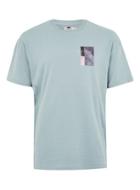 Topman Mens Blue Oversized 'unknown' T-shirt
