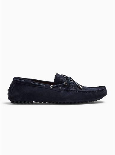 Topman Mens Navy Suede 'monaco' Driver Shoes