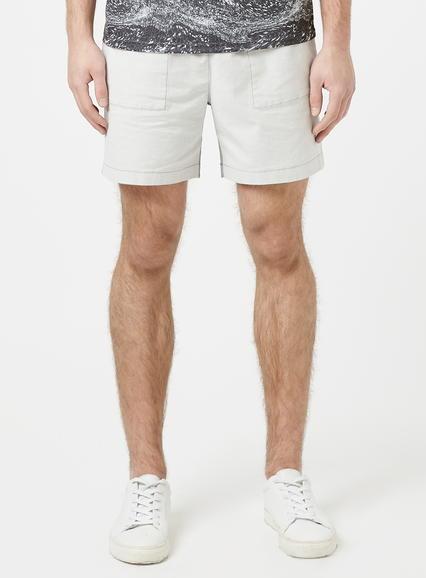 Topman Mens Grey Two Tone Shorts