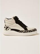 Topman Mens White Leather Sollo Sneakers