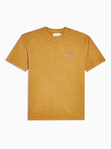 Topman Mens Yellow Mustard Copenhagen T-shirt