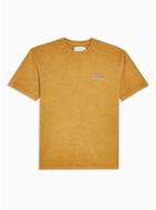 Topman Mens Yellow Mustard Copenhagen T-shirt