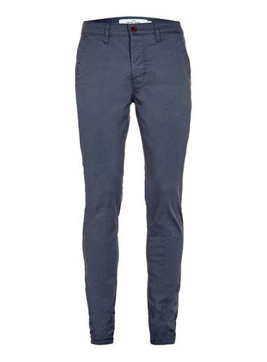Topman Mens Graphite Blue Stretch Skinny Fit Chinos