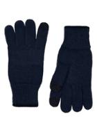 Topman Mens Blue Navy Touchscreen Gloves
