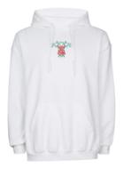 Topman Mens White Palm Embroidered Hoodie