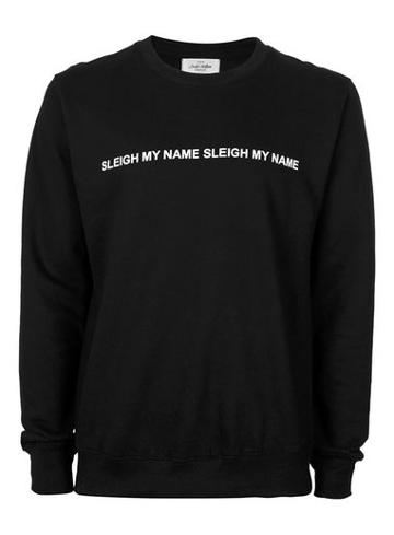 Topman Mens The London Knitwear Company Black Ugly Sweater*