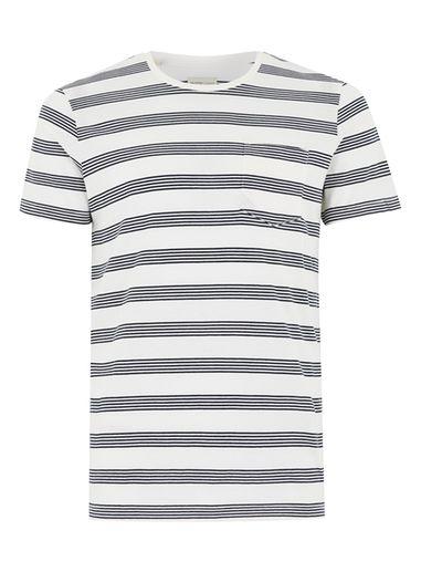 Topman Mens Selected Homme Grey 'theo' T-shirt