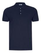 Topman Mens Blue Selected Homme Navy Slim Fit Polo Shirt