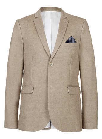Topman Camel Plain Blazer