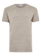 Topman Mens Grey Selected Homme Gray Slim T-shirt