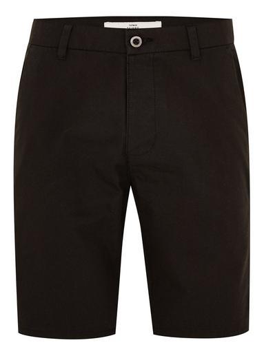 Topman Mens Black Side Taping Chino Shorts