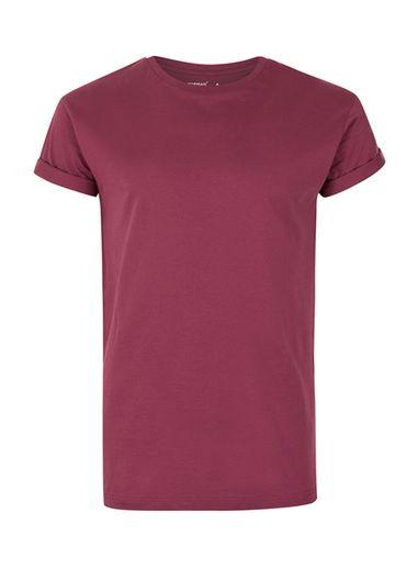 Topman Mens Purple Muscle Fit Roller T-shirt
