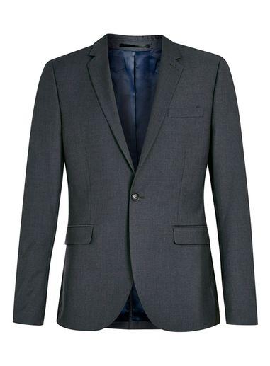 Topman Mens Mid Grey New Fit Grey Skinny Fit Suit Jacket