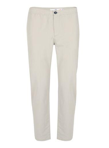 Topman Mens Stone Woven Elasticated Waist Skinny Fit Pants