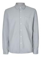 Topman Mens Ltd Light Blue Textured Shirt