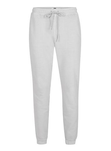 Topman Mens Grey Washed Light Gray Joggers