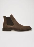 Topman Mens Selected Homme Brown Suede Baxter Chelsea Boots