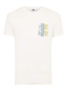 Topman Mens White Peace And Love T-shirt