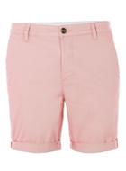 Topman Mens Pink Stretch Skinny Chino Shorts