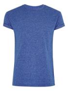 Topman Mens Bright Blue Salt And Pepper Muscle T-shirt