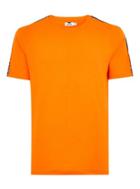 Topman Mens Orange Taping 'estate' T-shirt