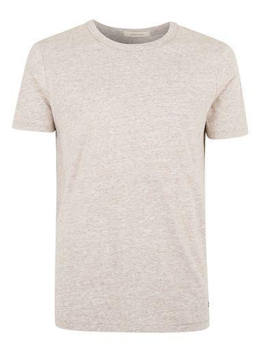 Topman Mens Brown Selected Homme Stone Marl T-shirt