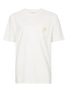 Topman Mens Ltd White Embroidered Palm Tree Oversized T-shirt