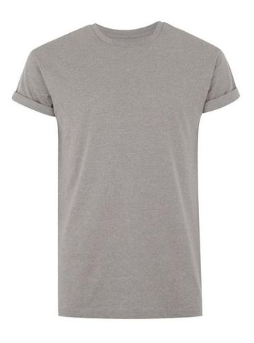 Topman Mens Stone Salt And Pepper Skinny Fit T-shirt