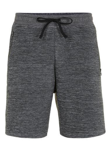 Topman Mens Grey Ribbed Jersey Shorts
