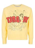 Topman Mens Topman Design Yellow Torquay Sweatshirt