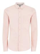 Topman Mens Pink And White Muscle Oxford Shirt