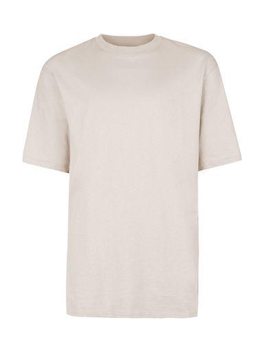 Topman Mens Ash Grey Oversized T-shirt